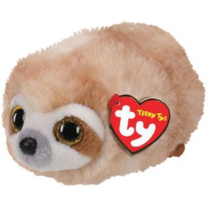 TY Teeny Tys Luiaard Knuffel Dangler 10 cm