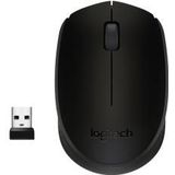 Logitech 910-004424 M171 Wireless Mouse, Ambidextrous, Optical, RF Wireless, 1000 DPI, Black