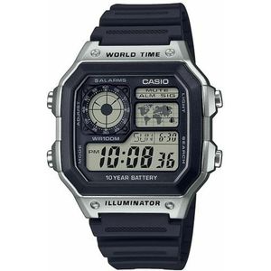 Horloge Heren Casio AE-1200WH-1CVEF Zwart Grijs (Ø 40 mm)