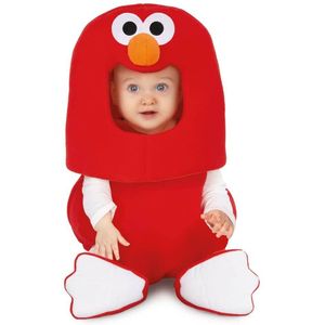 Kostuums voor Baby's My Other Me Elmo Sesame Street Rood (3 Onderdelen) Maat 0-6 Maanden