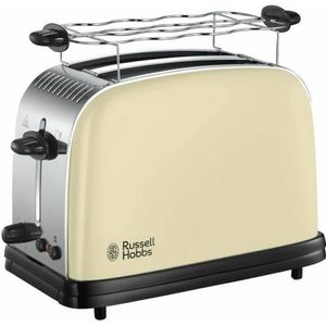 Russell Hobbs Colours Plus Classic Cream Broodrooster Crème/RVS