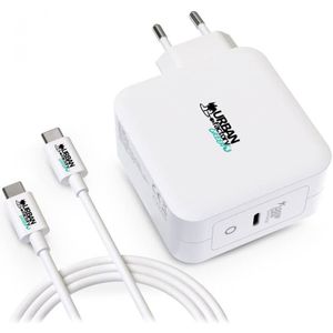 Wandlader + USB-Kabel C Urban Factory GSC10UF Wit