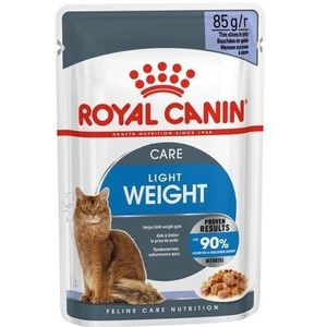 ROYAL CANIN FCN Light Weight Care in gelei - natvoer voor volwassen katten - 12x85g