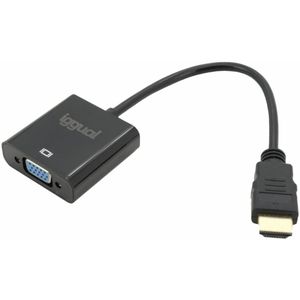 HDMI-Kabel iggual IGG317303 Zwart WUXGA