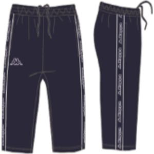 Korte broek Kappa DENIL 311556W Zwart Maat M