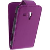 Xccess Flip Case Samsung Galaxy Trend S7560/Trend Plus S7580 Purple