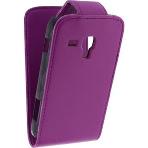 Xccess Flip Case Samsung Galaxy Trend S7560/Trend Plus S7580 Purple