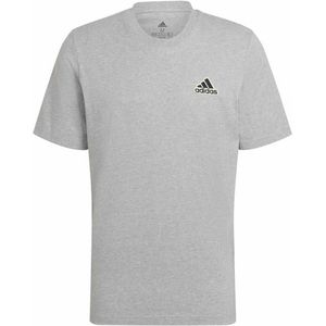 Heren-T-Shirt met Korte Mouwen Adidas Essentials Feelcomfy Grijs Maat M