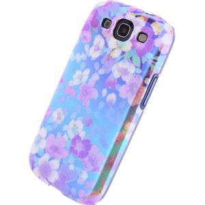 Xccess Oil Cover Samsung Galaxy SIII I9300 Turquoise Flower