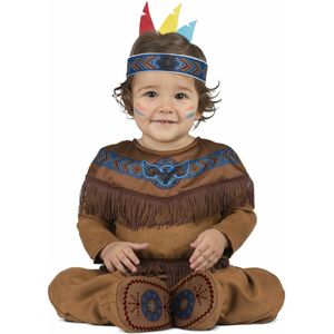 Kostuums voor Baby's My Other Me nativo americano Bruin (3 Onderdelen) Maat 1-2 jaar