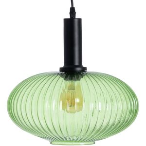 Plafondlamp Kristal Metaal Groen 30 x 30 x 26 cm