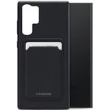 Mobilize Rubber Gelly Card Case Samsung Galaxy S23 Ultra 5G Matt Black
