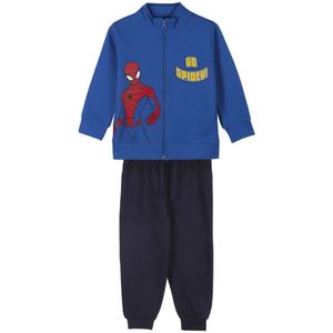 Joggingpak voor kinderen Spider-Man Blauw Maat 3 Jaar