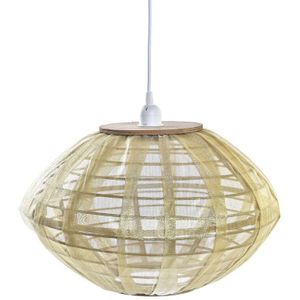 Plafondlamp DKD Home Decor Natuurlijk Gouden Bruin Bamboe 50 W (42 x 42 x 26 cm)