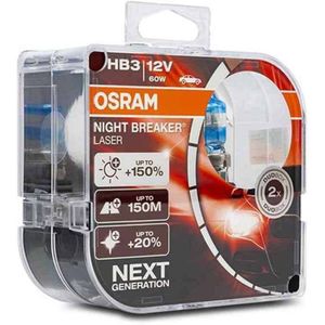 Gloeilamp voor de auto OS9005NL-HCB Osram OS9005NL-HCB HB3 60W 12V (2 Onderdelen)