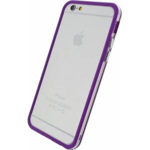 Xccess Bumper Case Apple iPhone 6/6S Transparent/Purple