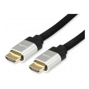 Equip 119383 HDMI Cable, HDMI Type A, 48 Gbit/s, Audio Return Channel (ARC) Black,Silver, 5m