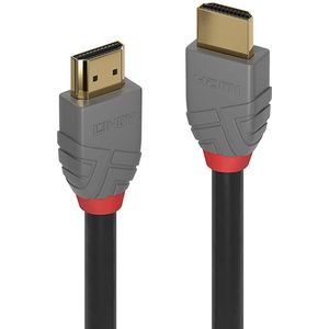 HDMI-Kabel LINDY 36961 Zwart 50 cm Zwart/Gris