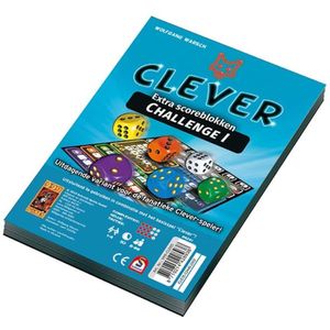 999 Games Clever Challenge Scoreblokken - Geschikt voor 1-4 spelers vanaf 8 jaar