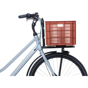 Gerecyclede fietskrat Basil Crate L 40.0 liter39 x 49 x 26 cm - terra red