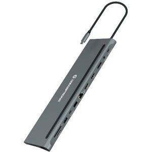 Hub USB Conceptronic 110518707101 Grijs 100 W (1 Stuks)