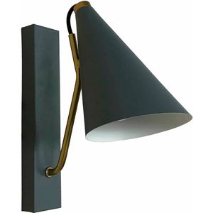 Bureaulamp DKD Home Decor Blauw Metaal Gouden (12 x 25 x 29 cm)