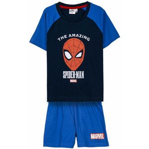 Pyjama Kinderen Spider-Man Blauw Maat 6 Jaar