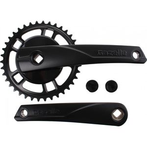 Crankstel 38T Gazelle Strixvaria 170mm crankarm - zwart