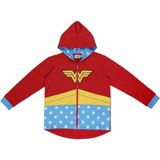 Kinderhoodie Wonder Woman Rood Maat 10 Jaar