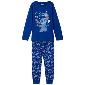 Pyjama Kinderen Stitch Donkerblauw Maat 14 Jaar