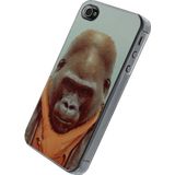 Xccess Metal Plate Cover Apple iPhone 4/4S Funny Gorilla