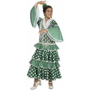 Kostuums voor Kinderen My Other Me Giralda Flamenco danser Groen Maat 3-4 Jaar