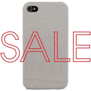 Xccess Croco Cover Apple iPhone 4/4S White