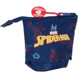 Potloodetui Spider-Man Neon Marineblauw 8 x 19 x 6 cm