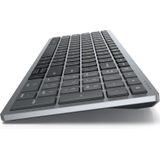 DELL KB740 toetsenbord RF-draadloos + Bluetooth QWERTY US International Grijs, Zwart