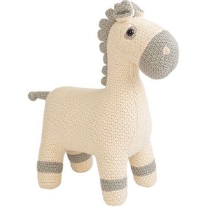 Knuffel Crochetts AMIGURUMIS MINI Wit Paard 38 x 42 x 18 cm