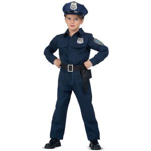 Kostuums voor Kinderen My Other Me Politie Blauw (4 Onderdelen) Maat 10-12 Jaar