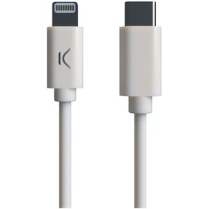Kabel USB-C naar Lightning KSIX MFI (1 m) Wit