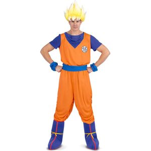 Kostuums voor Volwassenen My Other Me Goku Dragon Ball Blauw Oranje Maat L