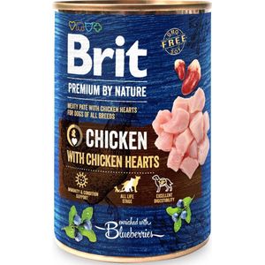 BRIT Premium by Nature Chicken with hearts - nat hondenvoer - 400 g