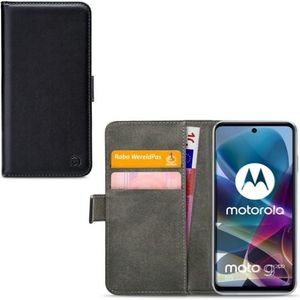 Mobilize Classic Gelly Wallet Book Case Motorola Moto G200 5G Black