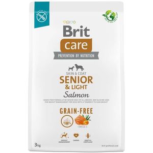 BRIT Care Senior&Light Salmon - droog hondenvoer - 3 kg