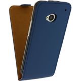 Mobilize Ultra Slim Flip Case HTC One Dark Blue