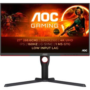 Gaming-Monitor AOC U27G3X/BK 4K Ultra HD 27" 160 Hz/s