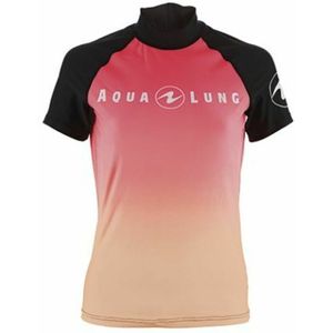Sport T-shirt Korte Mouwen Aqua Sphere Rash Guard Roze Maat L