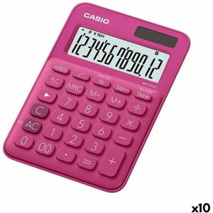 Rekenmachine Casio MS-20UC Fuchsia 2,3 x 10,5 x 14,95 cm (10 Stuks)