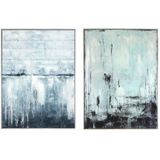 Schilderij DKD Home Decor Abstract 60 x 3 x 80 cm Modern (2 Stuks)