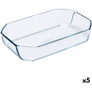 Ovenschaal Pyrex Inspiration Rechthoekig 30 x 20 x 6,45 cm Transparant Glas (5 Stuks)