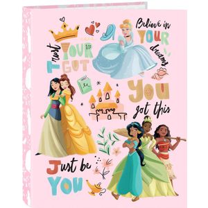 Ringmap Princesses Disney Magical Beige Roze A4 (26.5 x 33 x 4 cm)