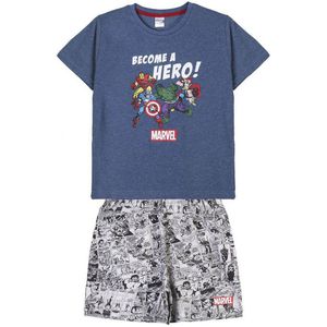 Pyjama Kinderen Marvel Grijs Maat 4 Jaar